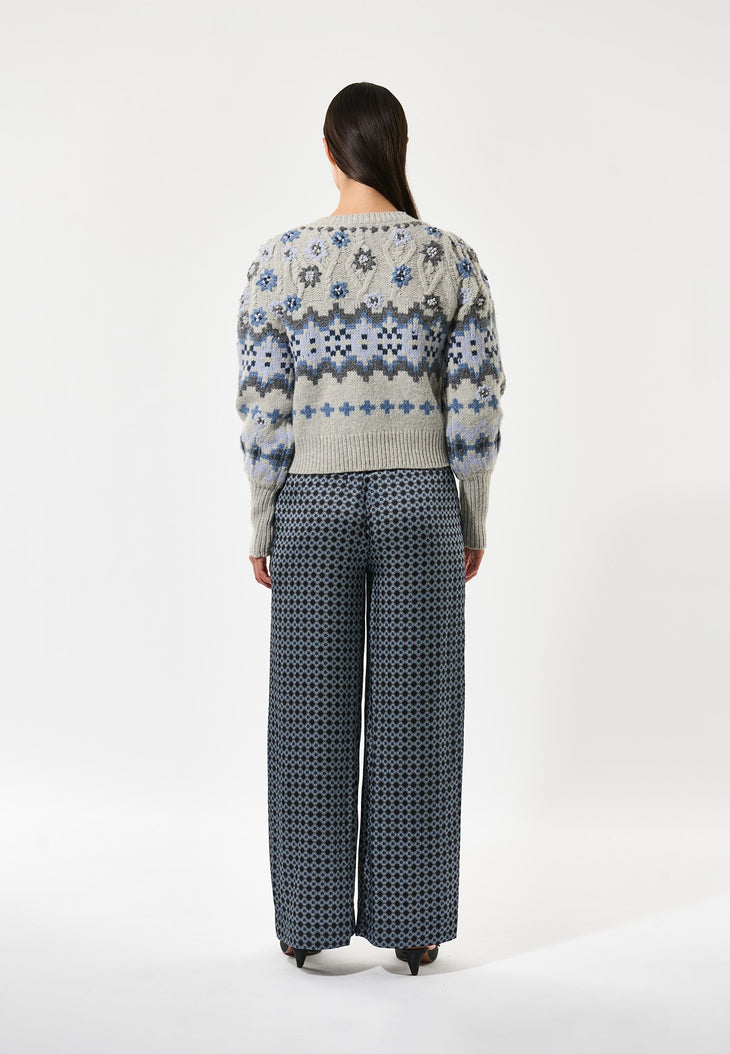 Dea Kudibal MARGO Bukser w Elastic Waist Masao Blå