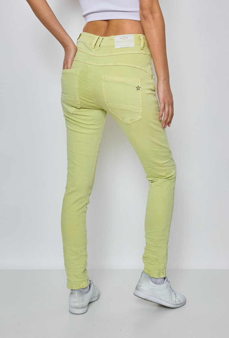 Jewelly Spri Jeans Knapper Anis Grøn