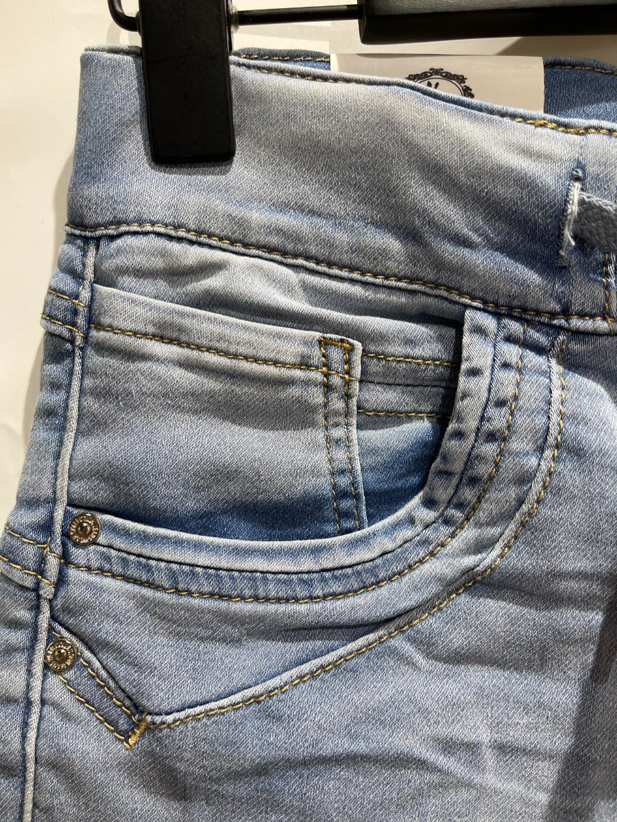 Karostar SUMM Shorts Snørrer Denim Blå