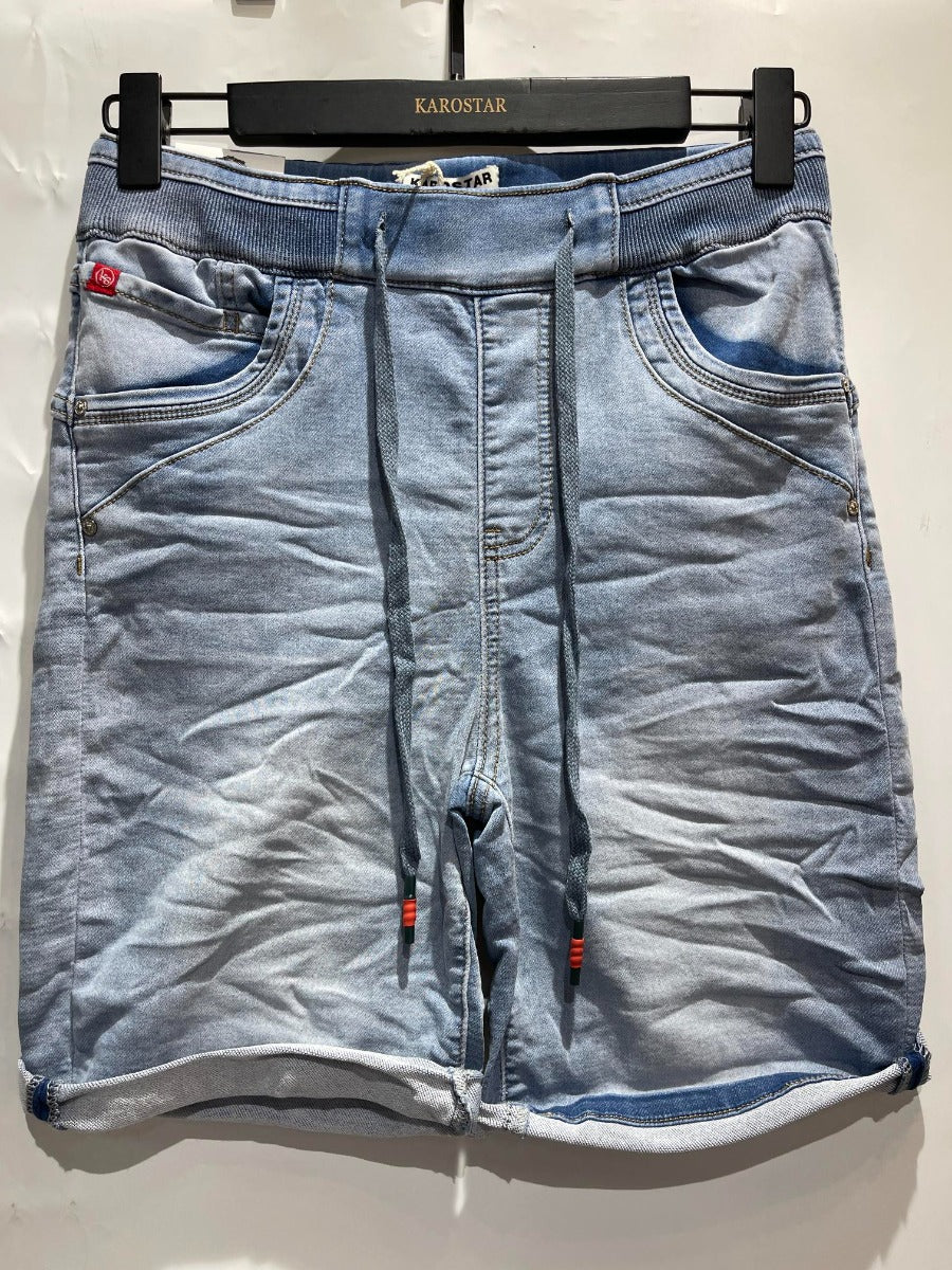 Karostar SUMM Shorts Snørrer Lynlås Denim