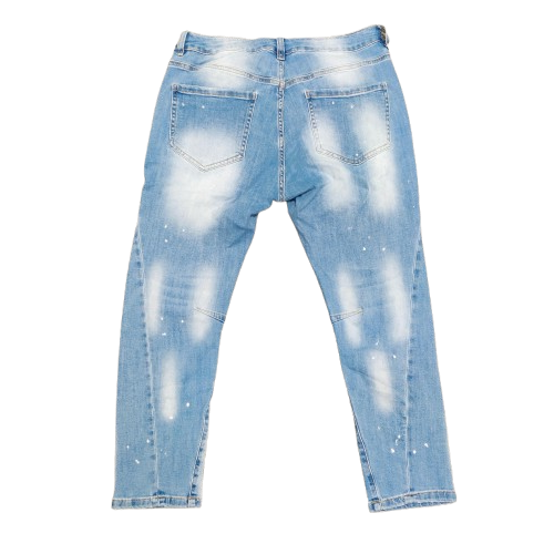 Sexy Woman Jeans No.5 Pink Denim Blå