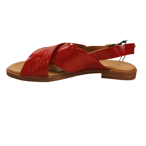 ShoeDesign NICOLA Sandal Læder Patent Rød