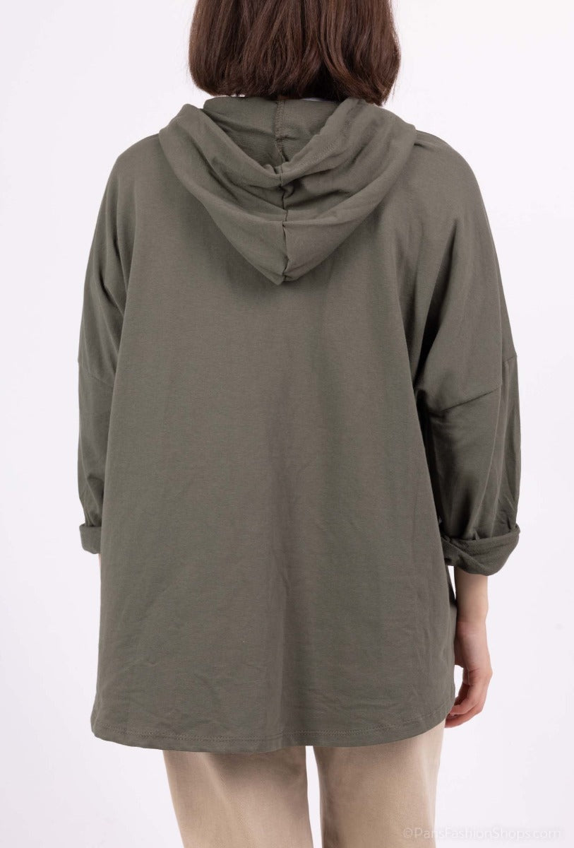 Löwenstein YOU ARE BEAUTIFUL Sweatshirt Kaki Grøn Onesize