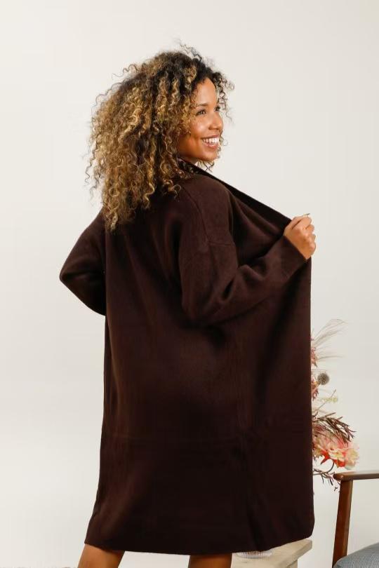 Löwenstein BLEUET Kjole Cardigan Sæt Coffee Brun Onesize