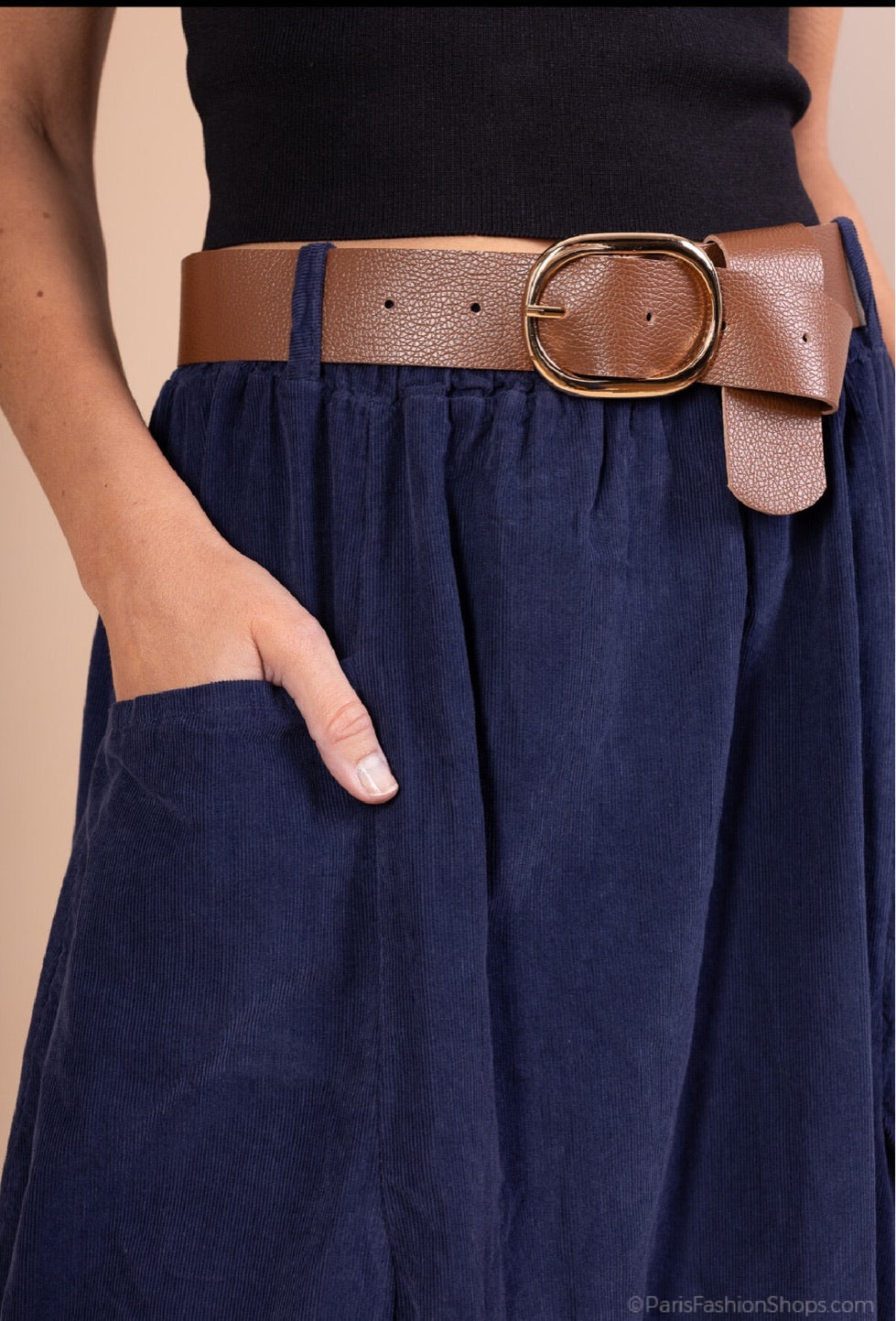 Löwenstein BELL Nederdel Bælte Navy Blå  Onesize