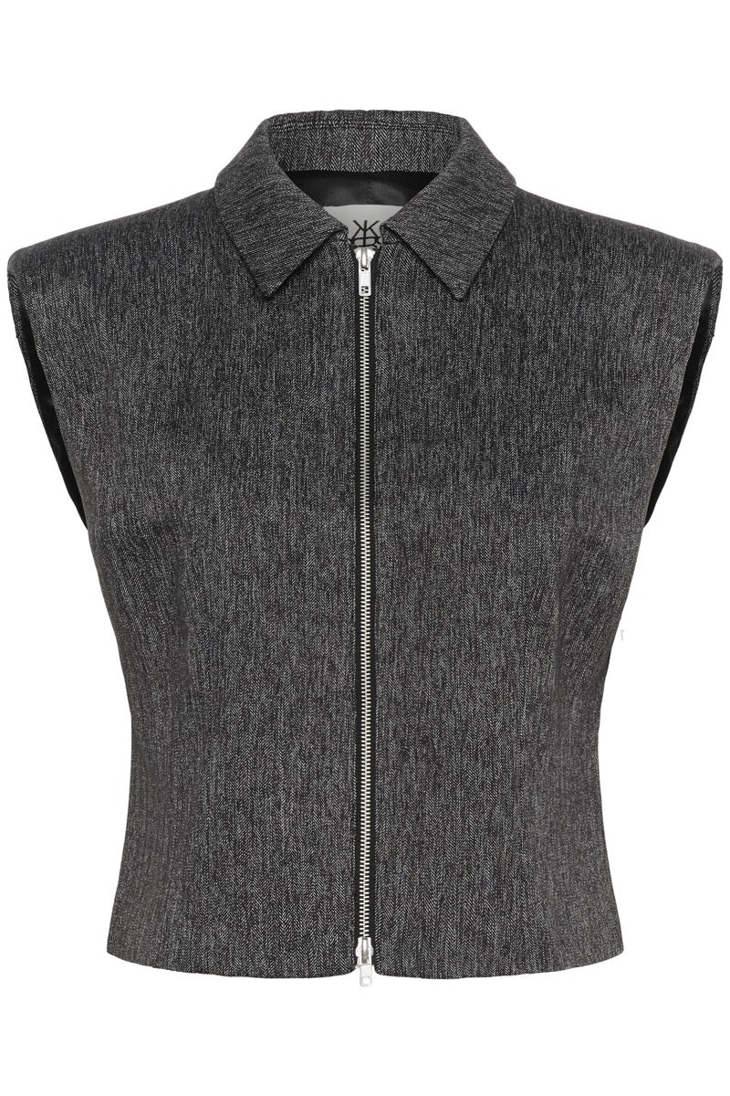 Karen By Simonsen Blair Vest Meteorite Sort
