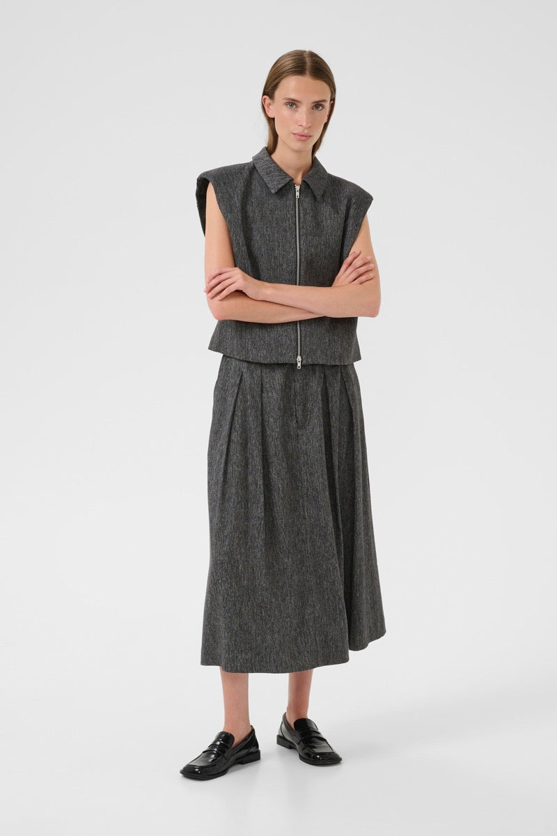 Karen By Simonsen Blair Vest Meteorite Sort