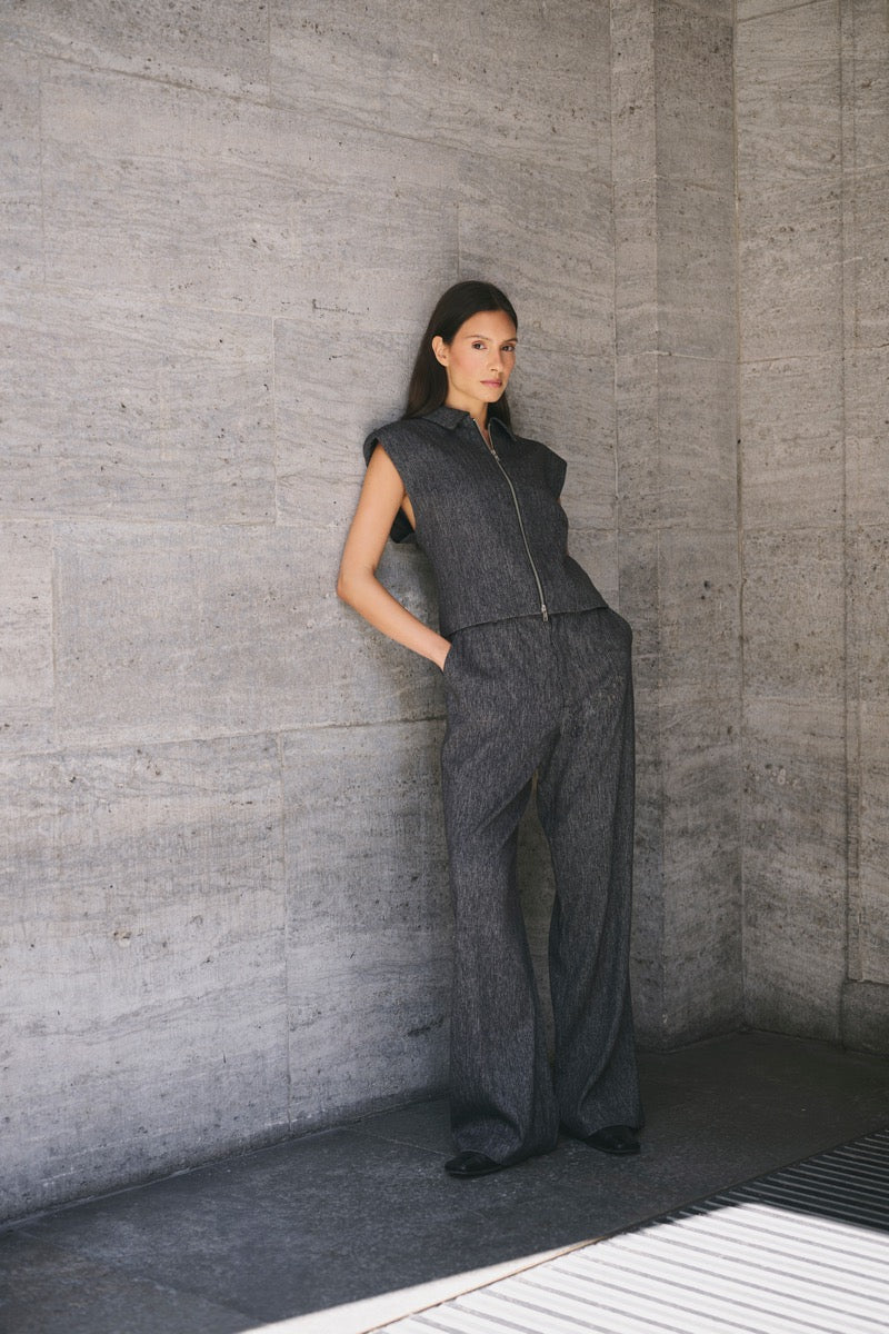 Karen By Simonsen Blair Vest Meteorite Sort