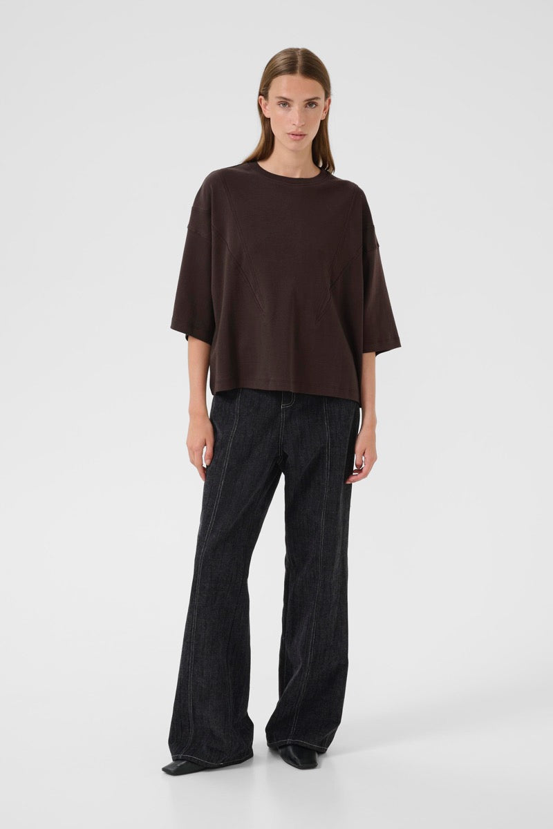 Karen By Simonsen Bristol T Shirt Bracken Brun