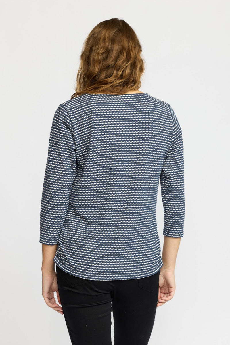 2 Biz Hovast Bluse Blå