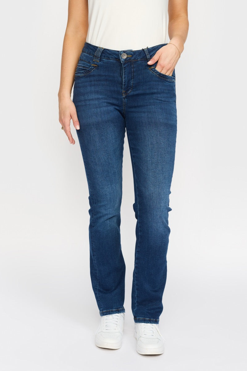 2 Biz Bekke Jeans Dark Denim Blå