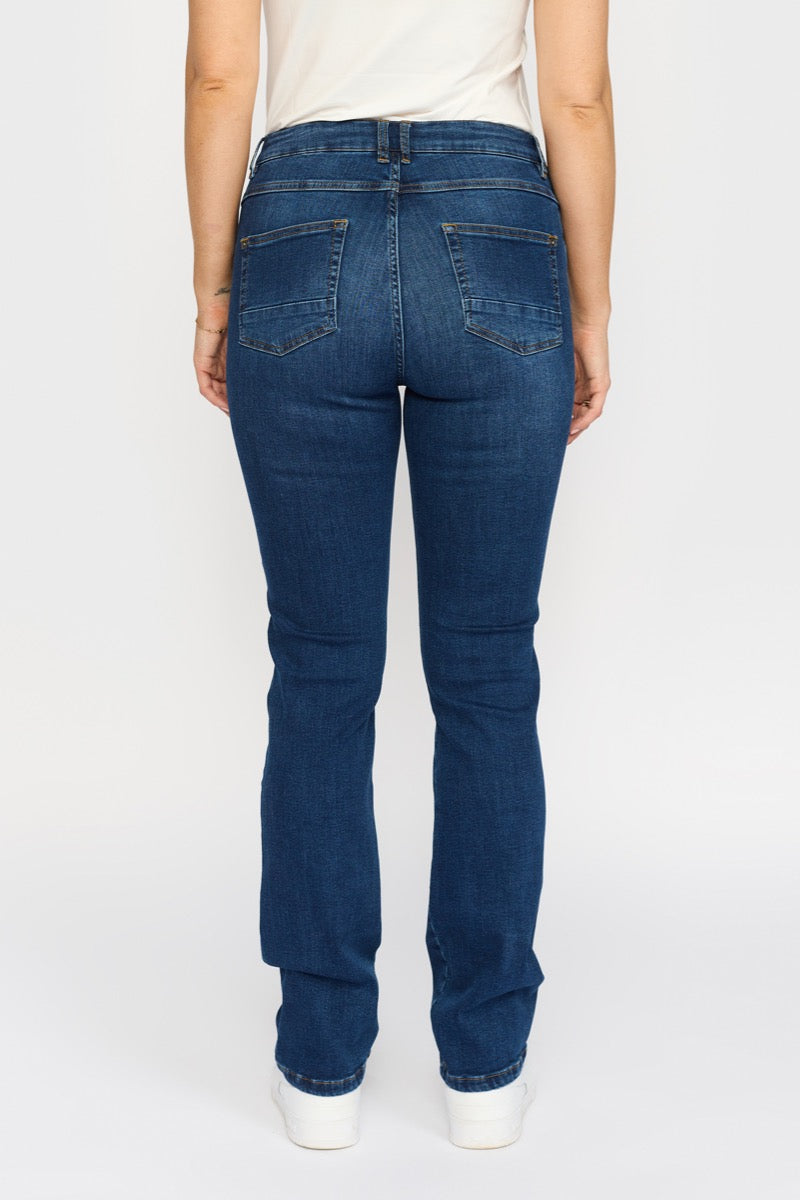 2 Biz Bekke Jeans Dark Denim Blå
