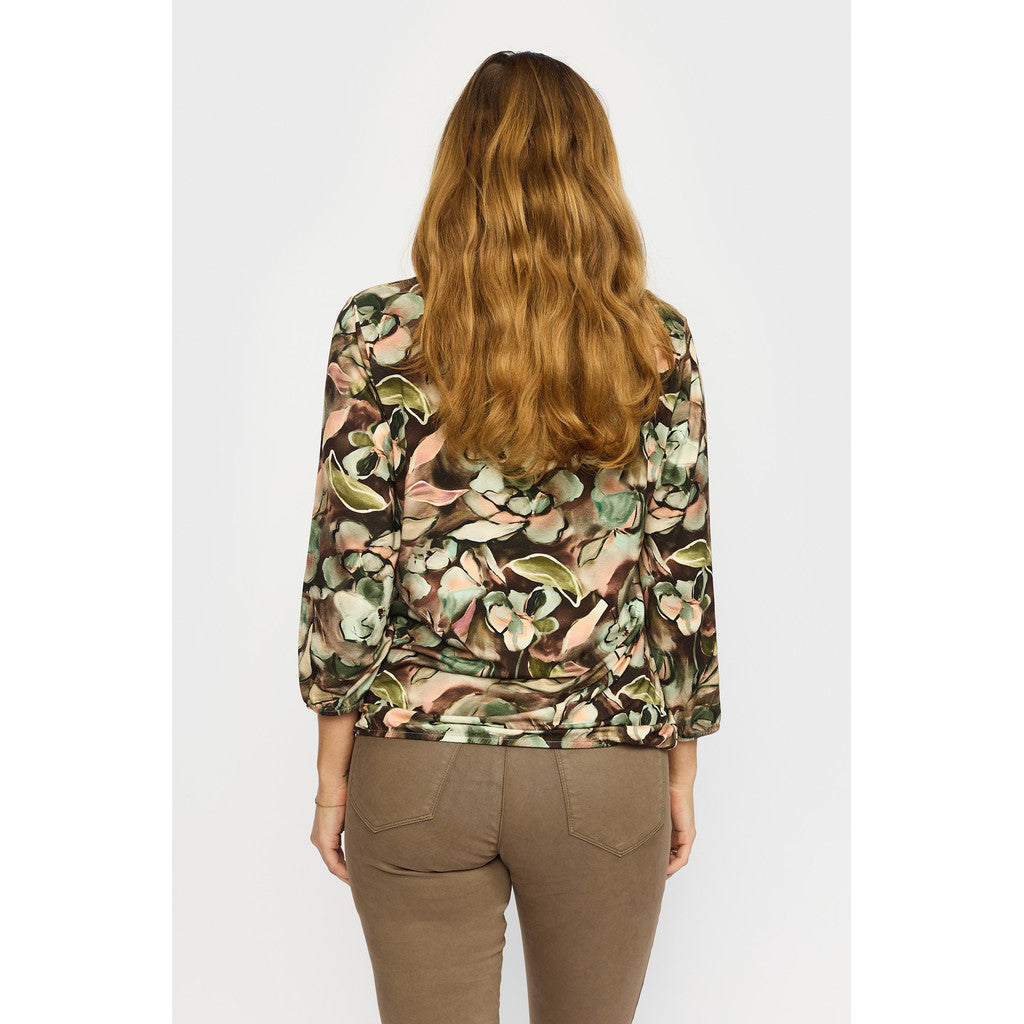 2 Biz Tandy Bluse Rosa