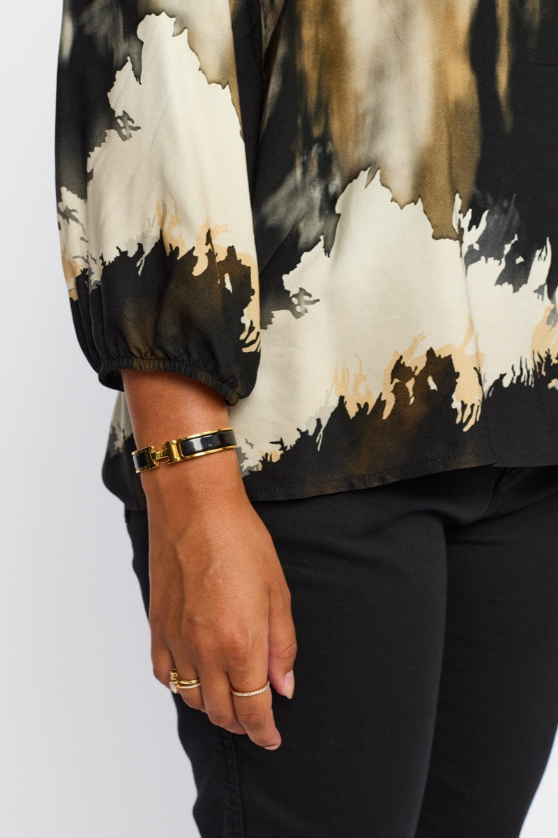 2 Biz Eline Bluse Wave Sort