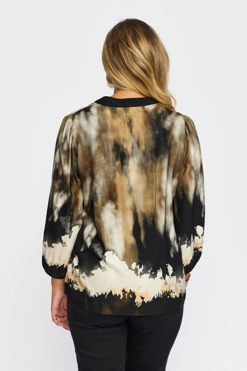 2 Biz Eline Bluse Wave Sort