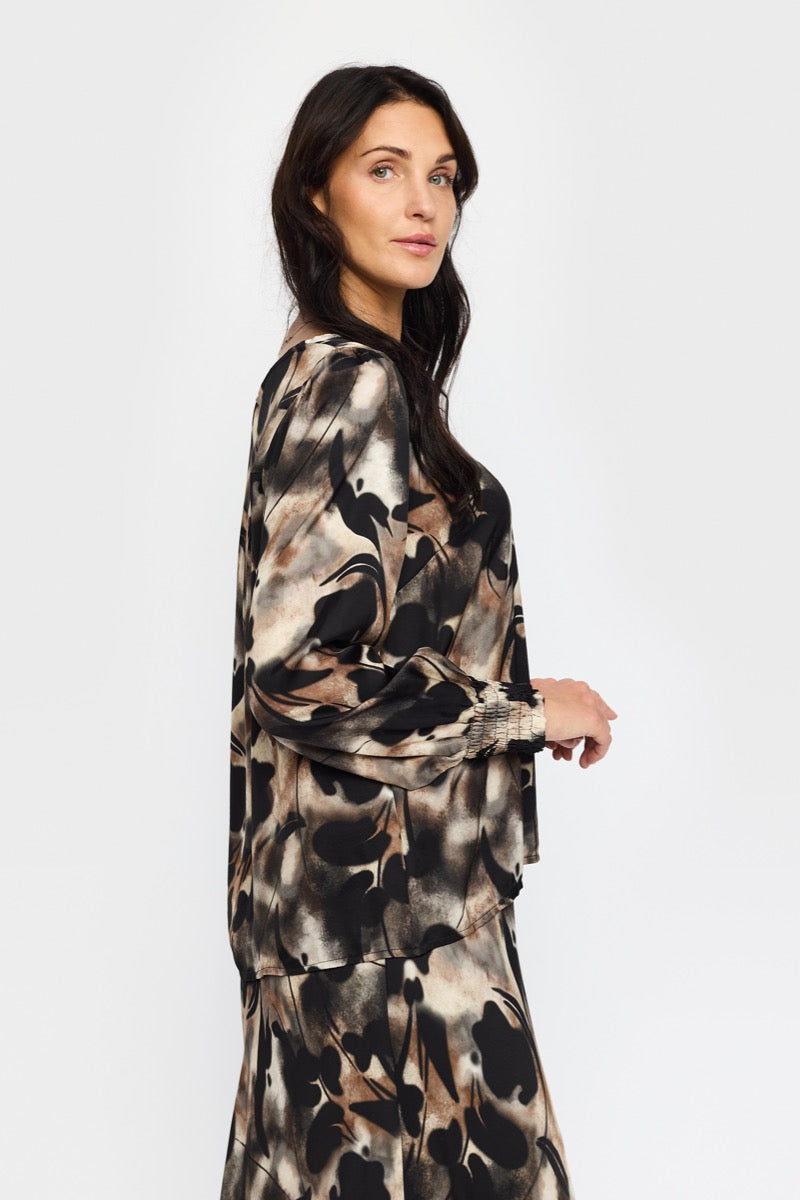 2 Biz Susine Bluse Sort