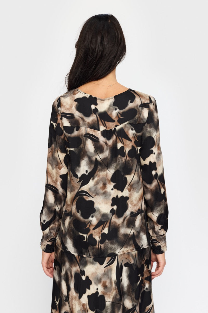 2 Biz Susine Bluse Sort