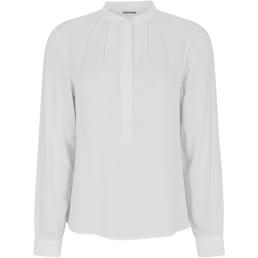 Soft Rebels Freedom Bluse Snow Hvid