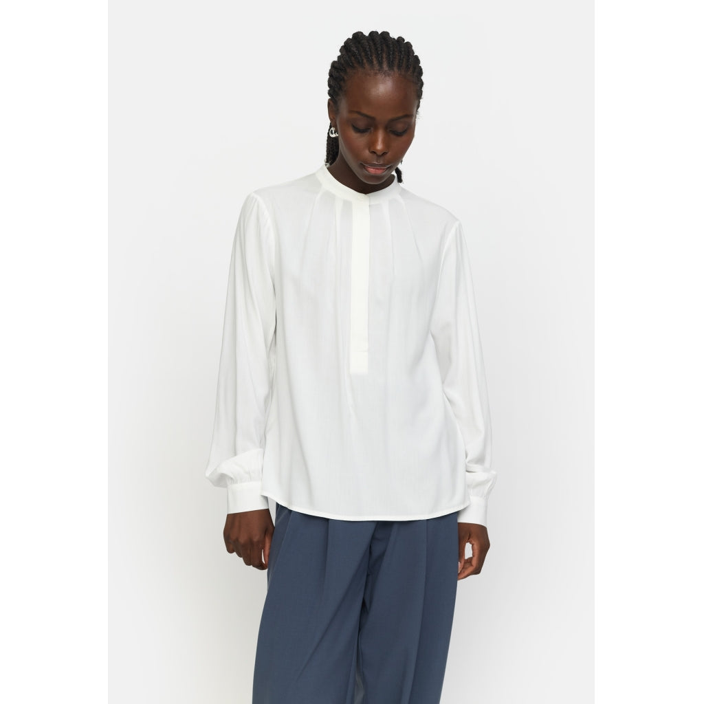 Soft Rebels Freedom Bluse Snow Hvid