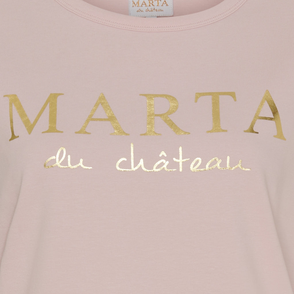 Marta Du Chateau Jeanette T Shirt Old Rosa
