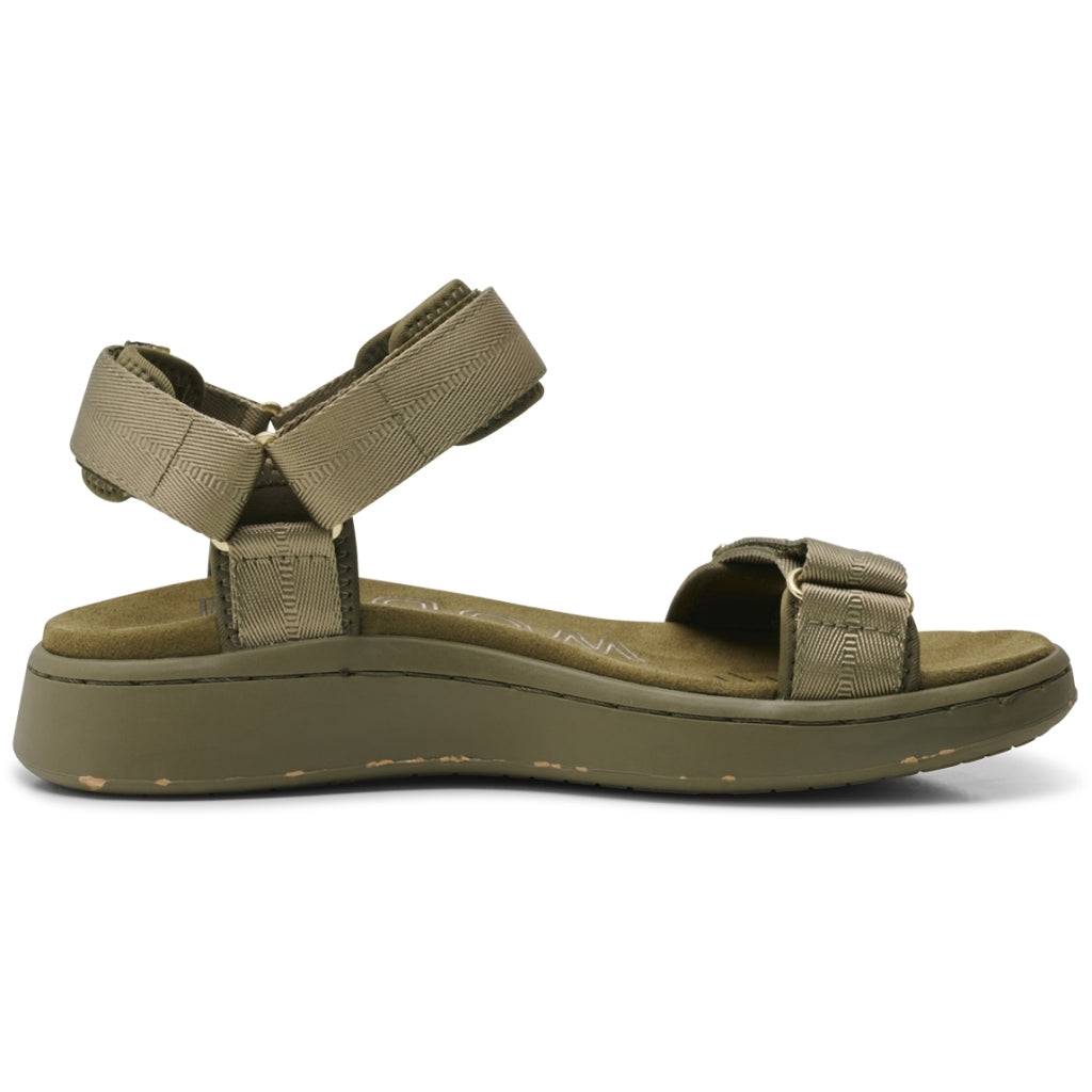 WODEN Line Sandal Dark Olive