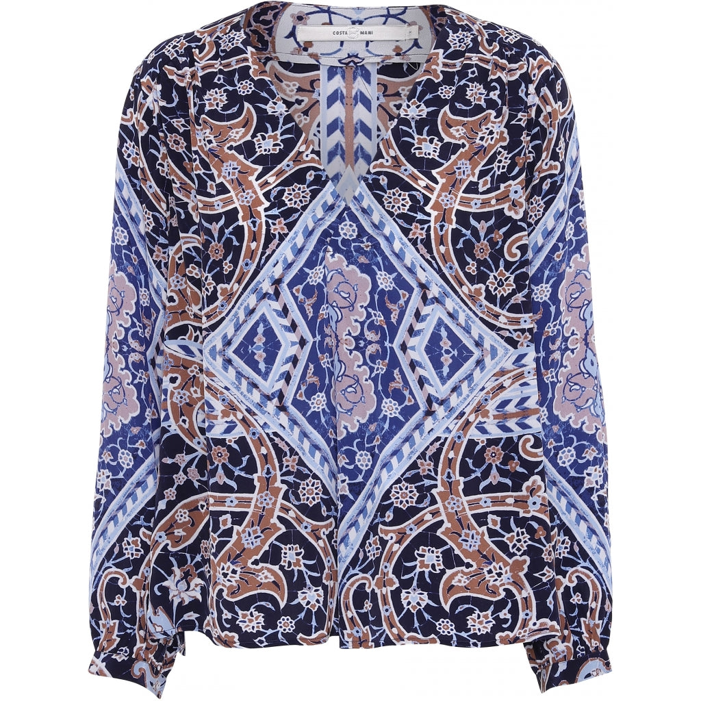CostaMani King Blouse, Blue Tone