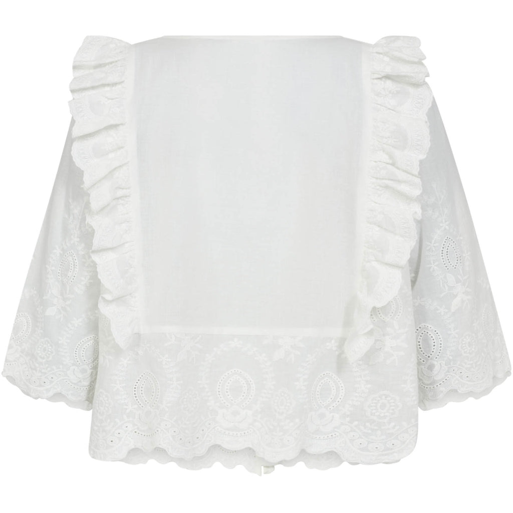 GOSSIA AlineGO Skjorte Bluse Off White