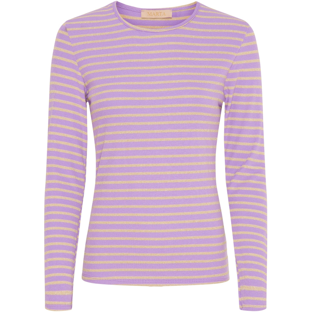 Marta Du Chateau T Shirt Lange ærmer Lilla Guld