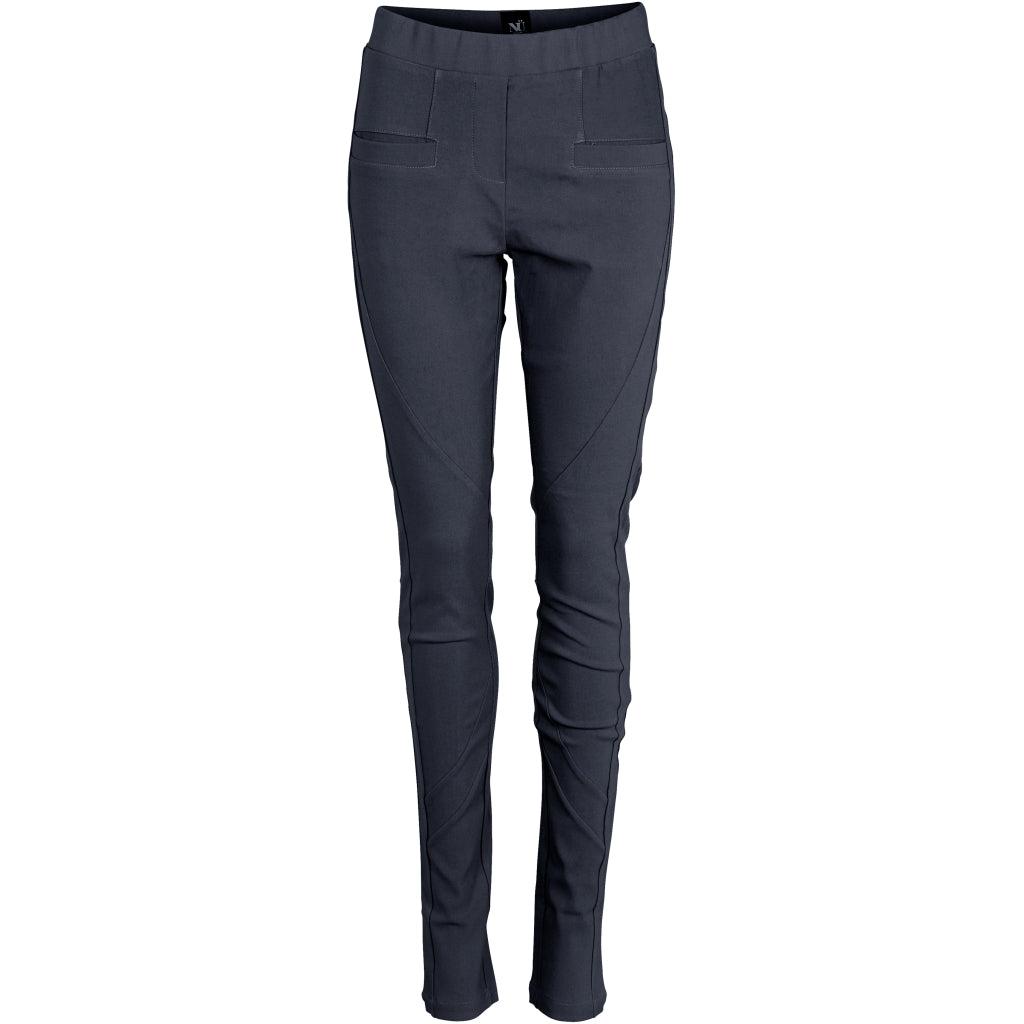 Nü Denmark Geo Bukser Dusty Navy Blå