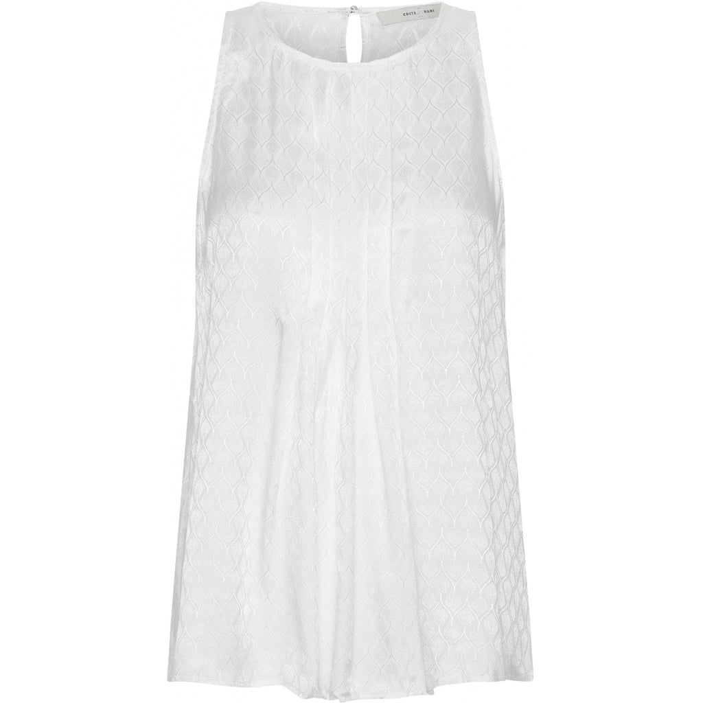 CostaMani Rosa Top Jacquard Off White