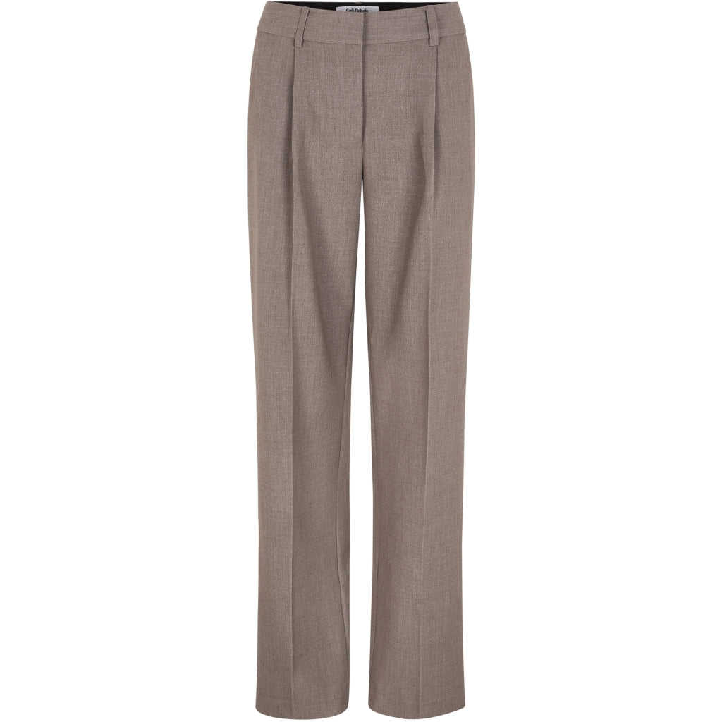 Soft Rebels Vilja Midwaist Loose Buks Coffee Brun
