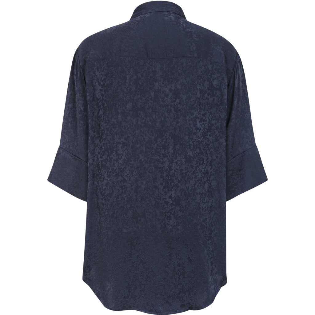 Soft Rebels Naya Lang Bluse Blomster Jacquard