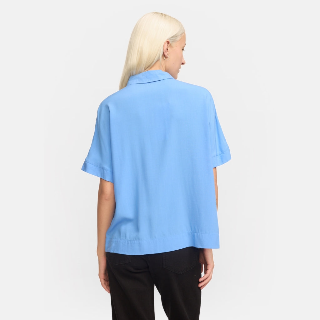 Soft Rebels Freedom SS Skjorte Ultramarine Blå