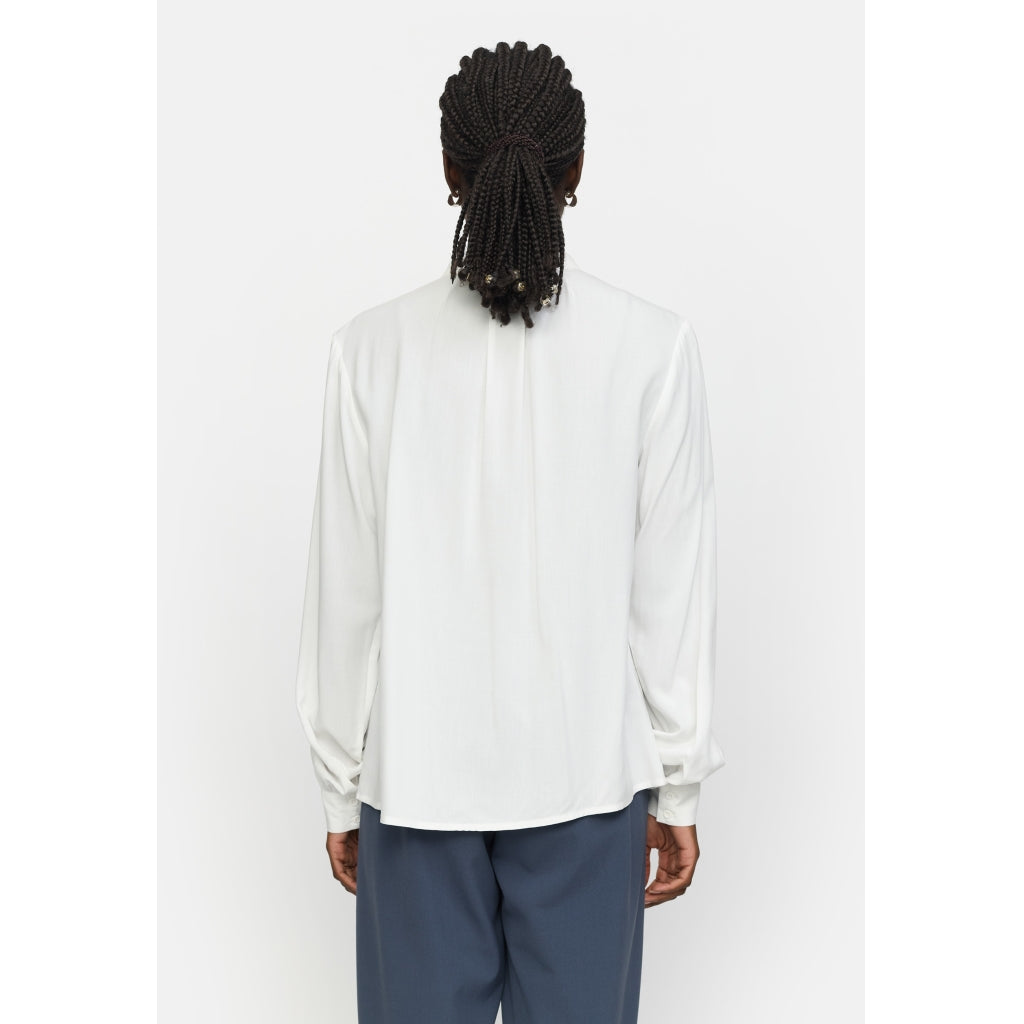 Soft Rebels Freedom Bluse Snow Hvid
