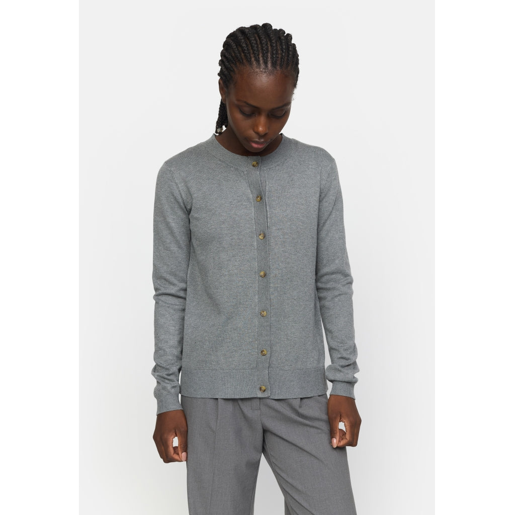 Soft Rebels Marla Strik Cardigan Medium Grå
