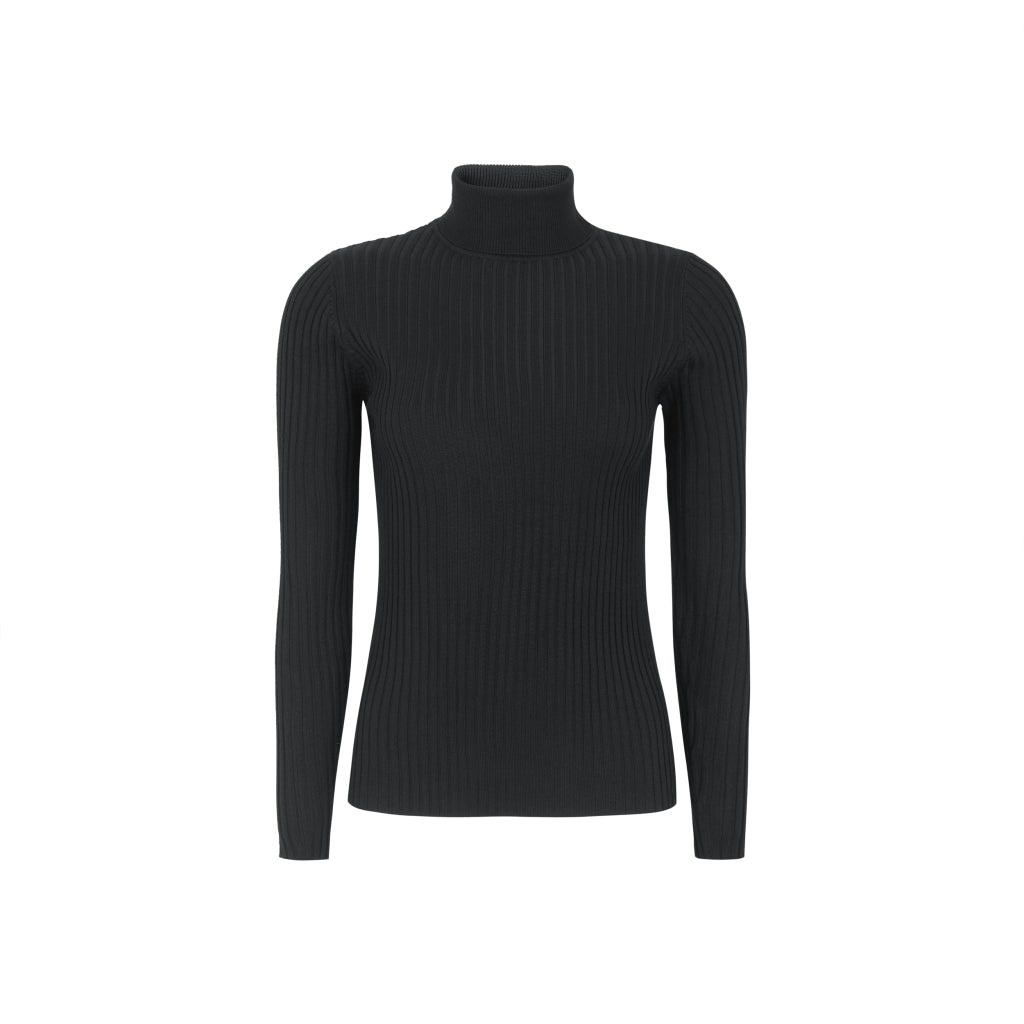 Soft Rebels Noa Strik Rollneck Sort
