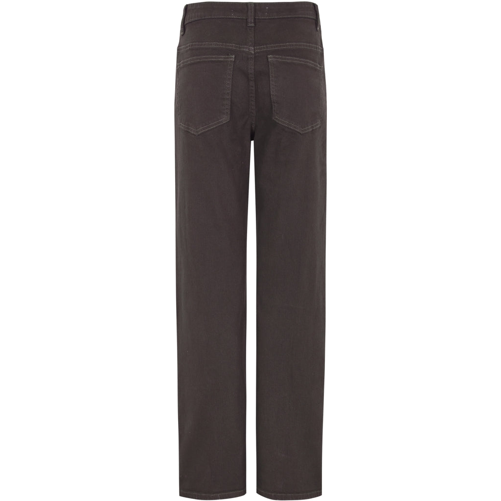Soft Rebels Ema Willa Midwaist Wide Jeans Coffee Bean Brun