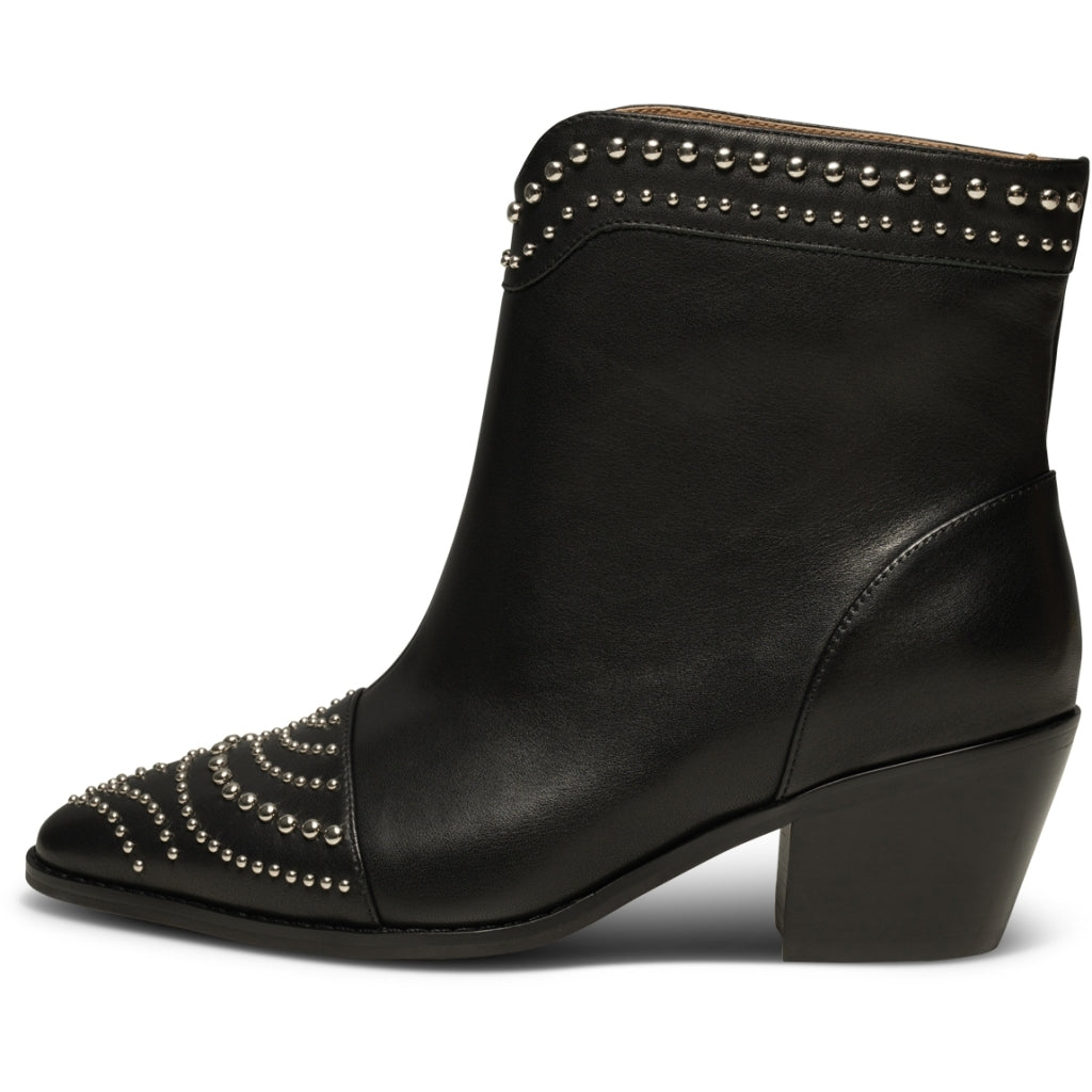 Shoe The Bear Annika Western Stud Leather Sort