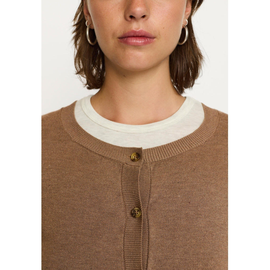 Soft Rebels Marla Strik Cardigan Toasted Coconut Melange
