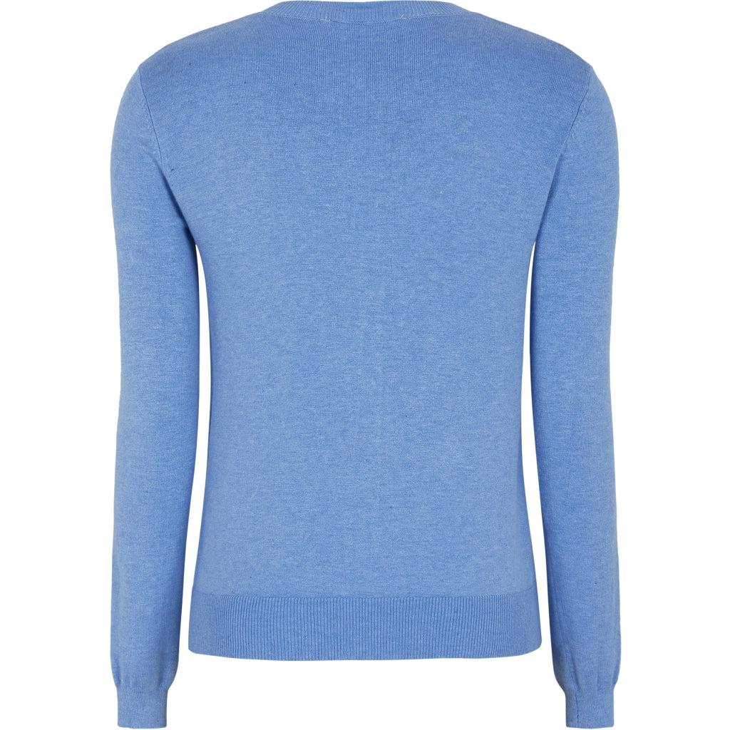 Soft Rebels Marla Strik Cardigan Azurine Blå