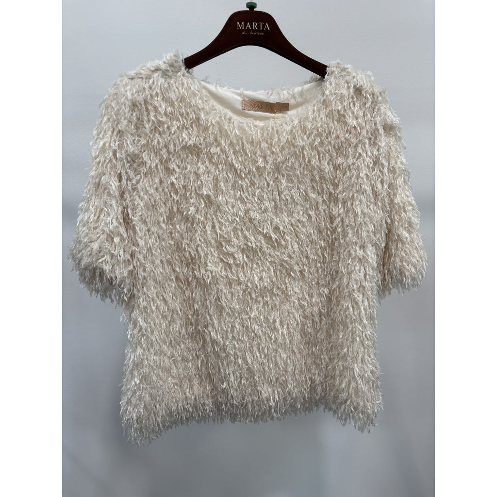 Marta Du Chateau Desiree Bluse Beige