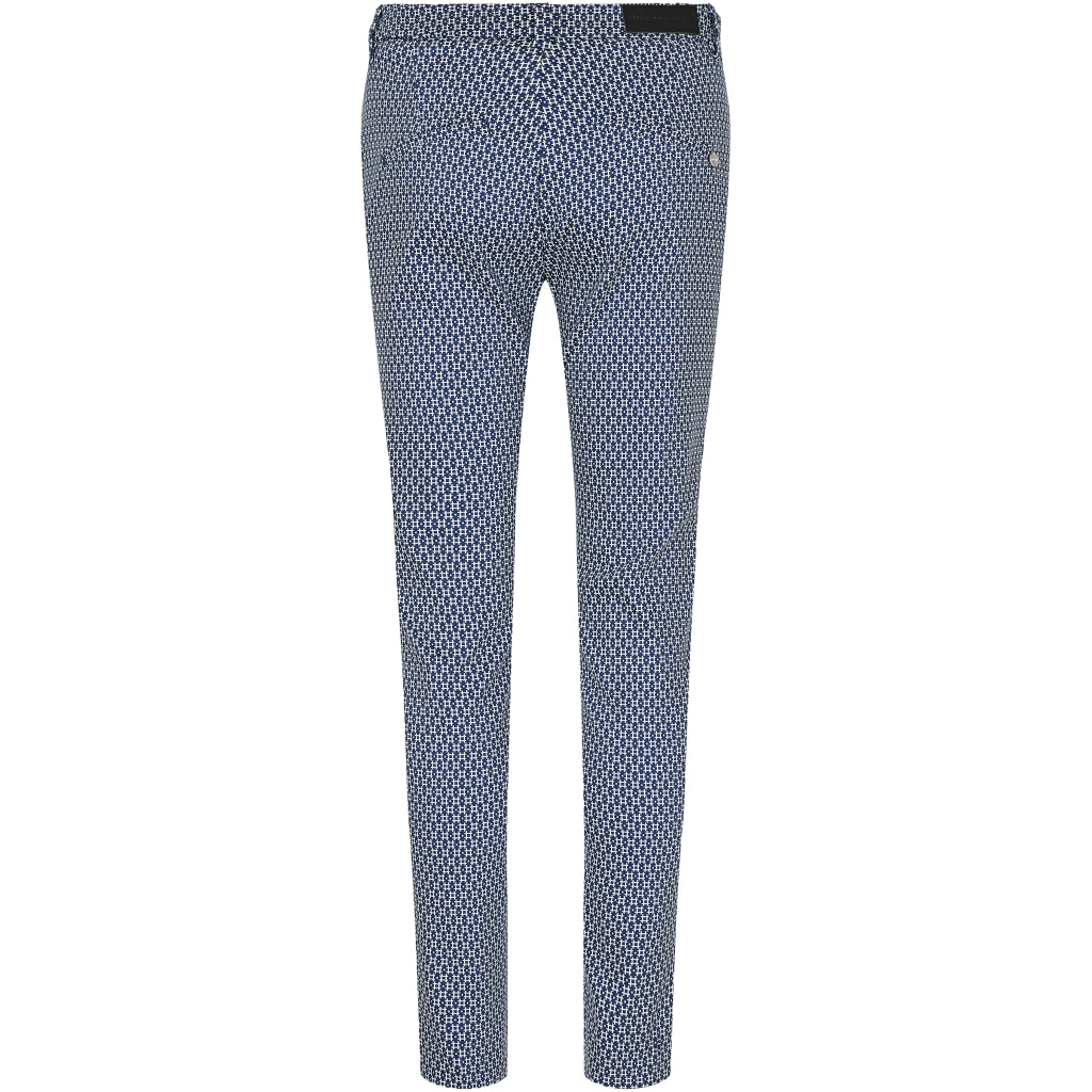 Pieszak Gigi Jacquard Bukser Amazing Texture Blå