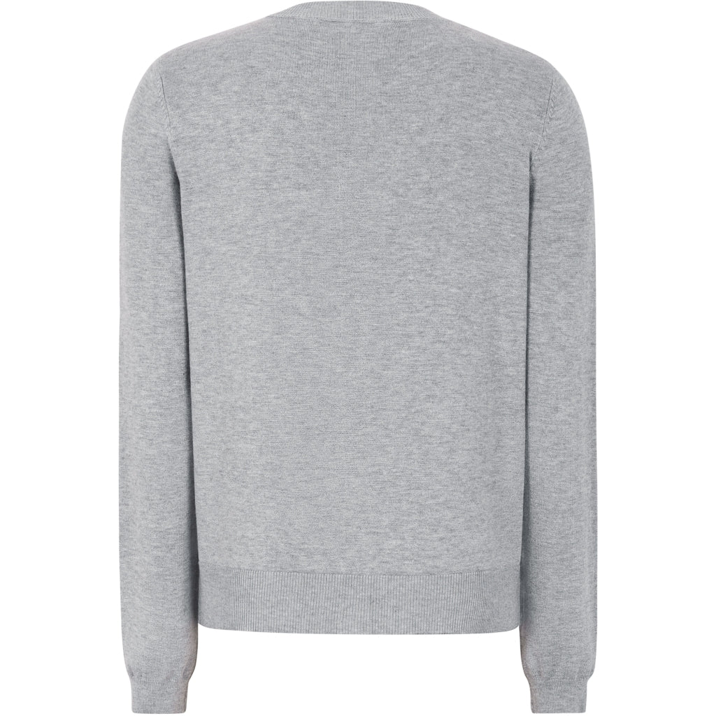 Soft Rebels Marla Strik Cardigan Light Grå Melange