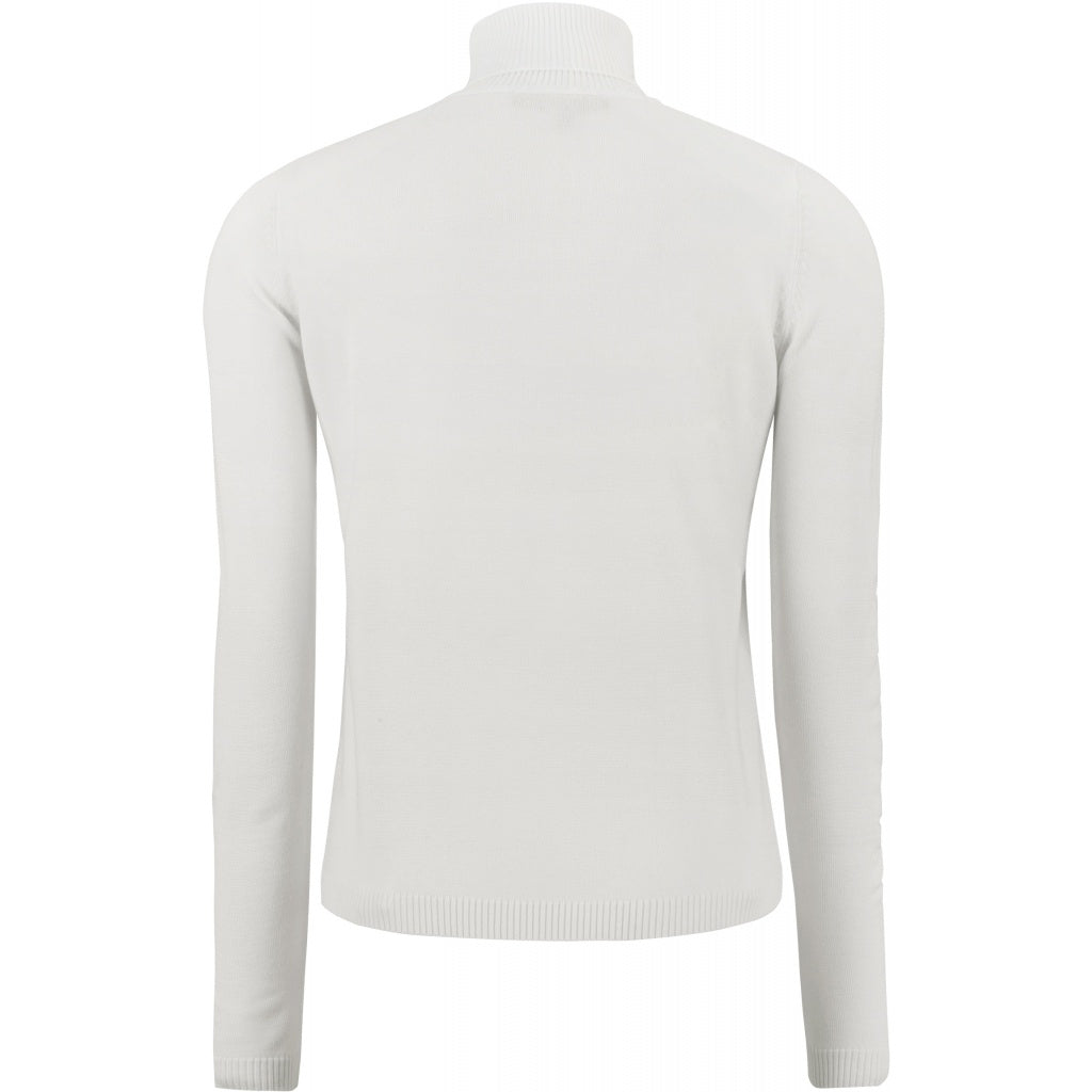 Soft Rebels Marla Rollneck Strik Snow Hvid