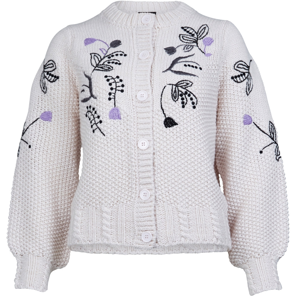 Nü Denmark Yoali Strik Cardigan Bone Mix