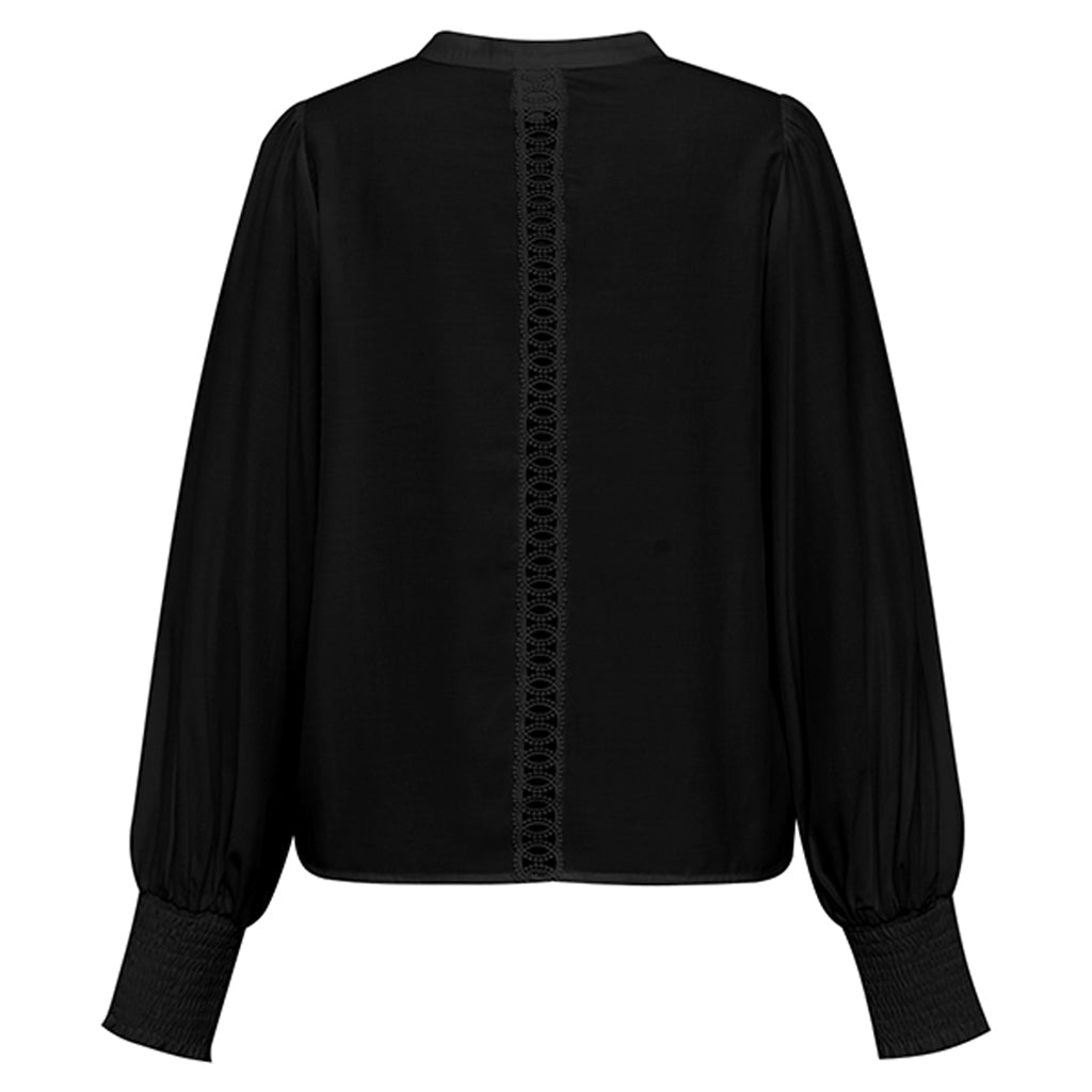 GOSSIA FrejaGO Bluse Sort