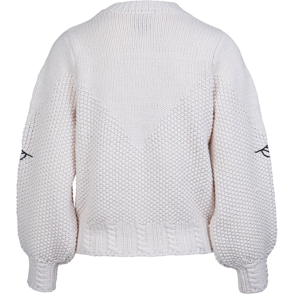 Nü Denmark Yoali Strik Cardigan Bone Mix