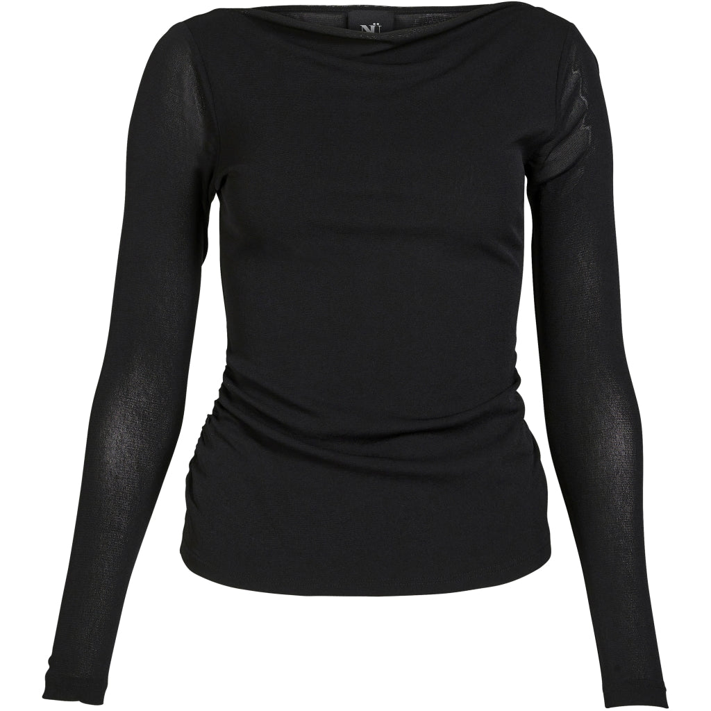 Nü Denmark Beth T-shirt Langærmet Sort