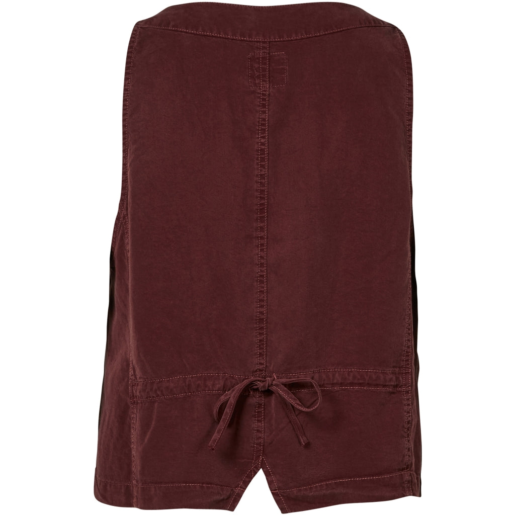 Nü Denmark Rasmine Vest Wine Rød