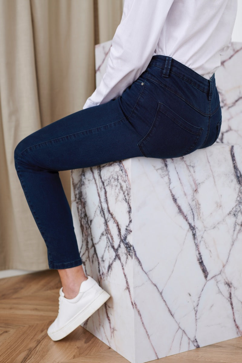 KAFFE Vicky Jeans Dark Blå Denim